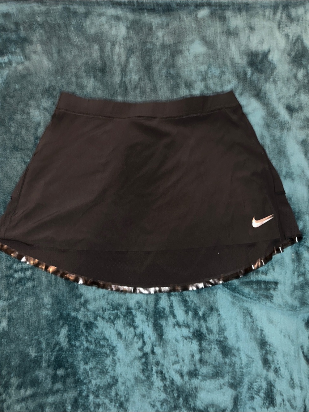 Nike Black Performance Golf Skirt with Silver Swoosh